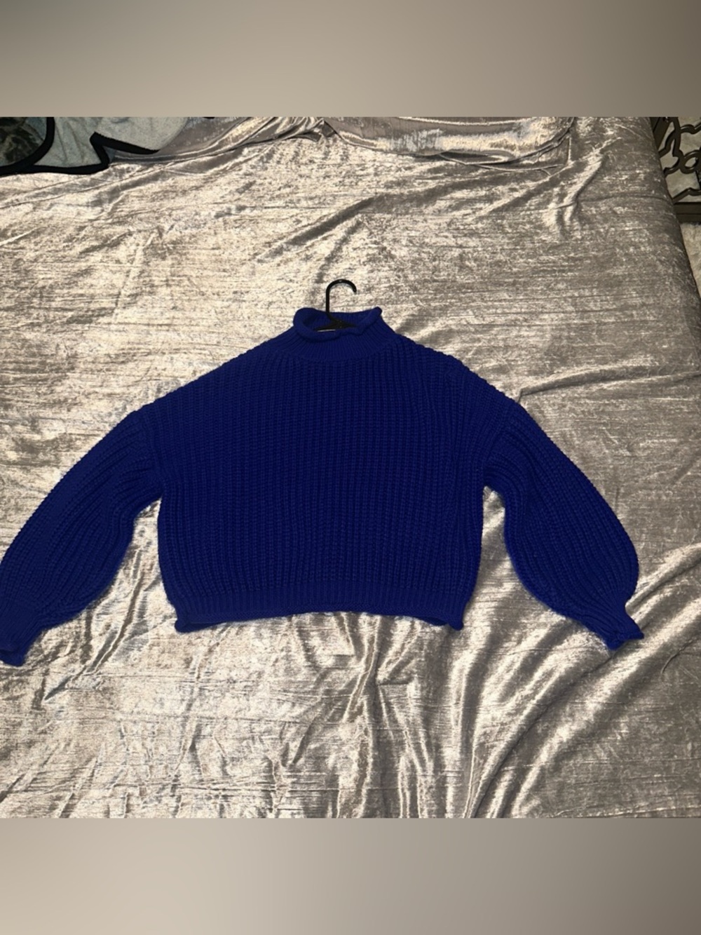 SHEIN royal blue turtle neck